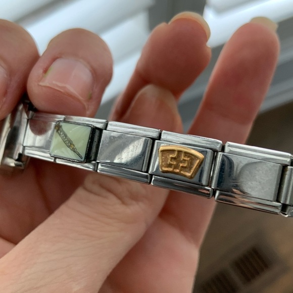 Y2K Vintage NOMINATION healthcare Worker Theme Italian Charm Watch Bracelet - Picture 16 of 16